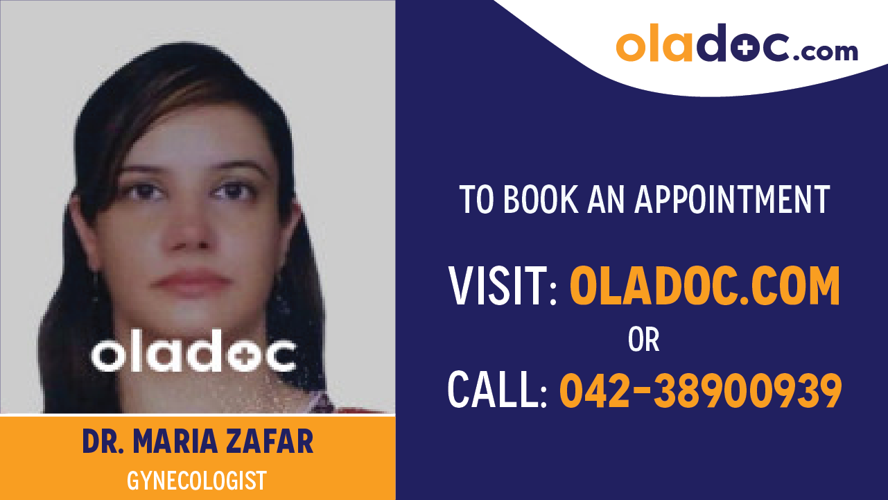 Book appointment with Dr.Maria Zafar-best Gynecologist in Lahore